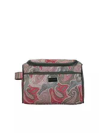 ETRO | Kosmetiktasche - Beauty Case (57 D.Braun / D. Rot) | grün
