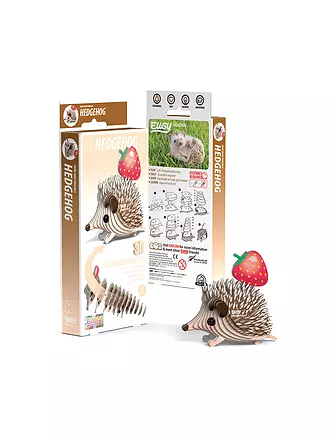 EUGY | 3D Bastelset Igel | keine Farbe
