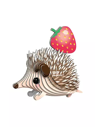 EUGY | 3D Bastelset Igel | keine Farbe