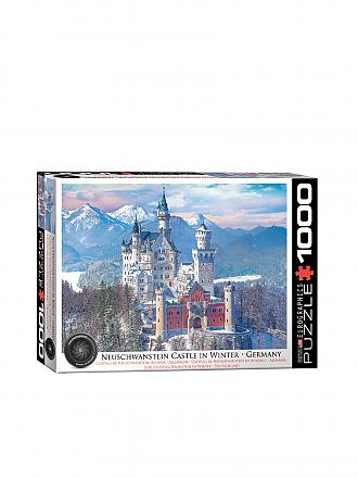 EUROGRAPHICS | Puzzle - Neuschwanstein im Winter (1000 Teile) | bunt