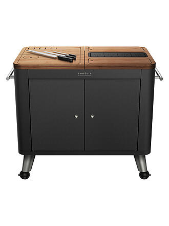 EVERDURE BY HESTON BLUMENTHAL | Mobile Outdoorküche Schwarz | schwarz