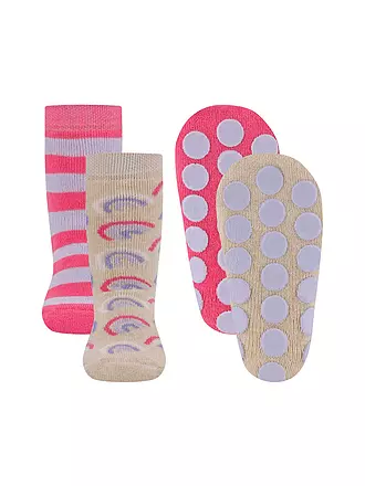 EWERS | Baby Socken 2er Pkg. rosa | rosa
