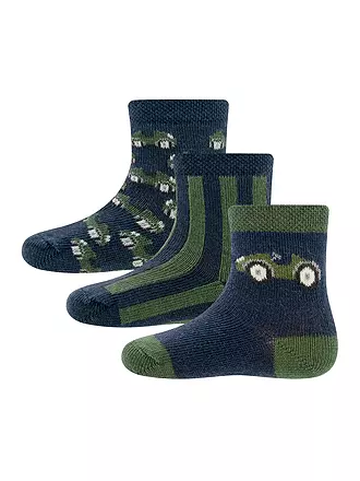 EWERS | Baby Socken 3er Pkg. marine | dunkelblau