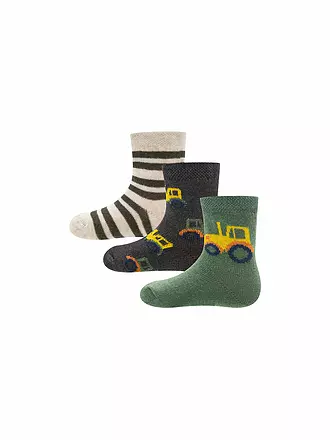 EWERS | Jungen Socken 3er Pkg khaki | beige