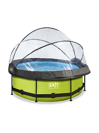EXIT TOYS | Lime Pool ø244x76cm mit Abdeckung und Filterpumpe | keine Farbe