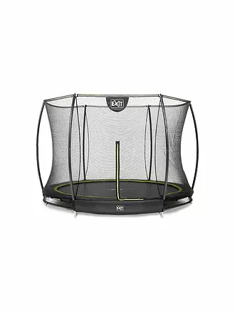 EXIT TOYS | Silhouette Bodentrampolin 244cm mit Sicherheitsnetz | 