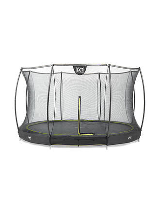 EXIT TOYS | Silhouette Bodentrampolin 366cm mit Sicherheitsnetz | keine Farbe