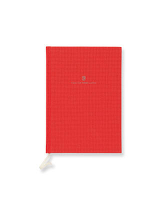 FABER-CASTELL | Buch mit Leineneinband A5 Gulf Blue | rot