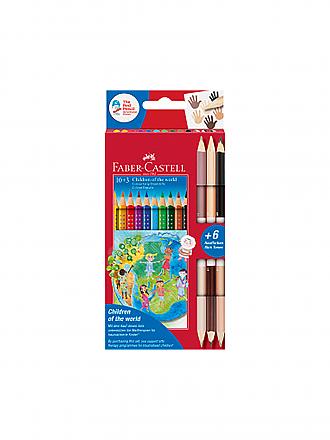 FABER-CASTELL | Colour Grip Children of the world Buntstift dreikant 10+3 | keine Farbe