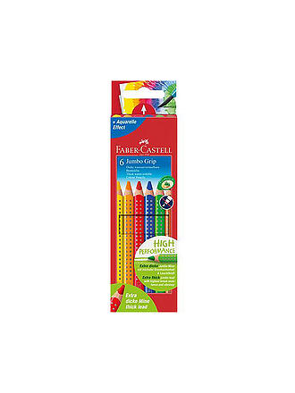 FABER-CASTELL | Jumbo Grip Buntstift, 6er Kartonetui | keine Farbe