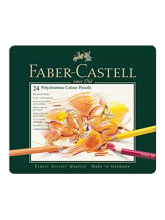 FABER-CASTELL | Polychromos Farbstifte 24er Metalletui | keine Farbe