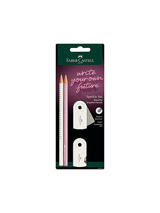 FABER-CASTELL | Schreibset Sparkle rose shadows/coconut milk BK | keine Farbe