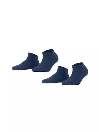 FALKE |  Sneakersocken Happy 2er Pkg Royal Blue | blau