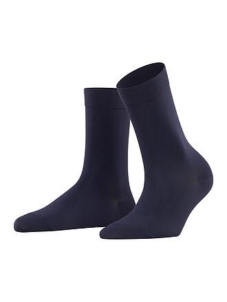 FALKE |  Socken COTTON TOUCH white | dunkelblau