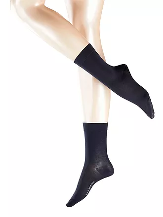 FALKE | Damen Socken Cotton Touch schwarz | blau