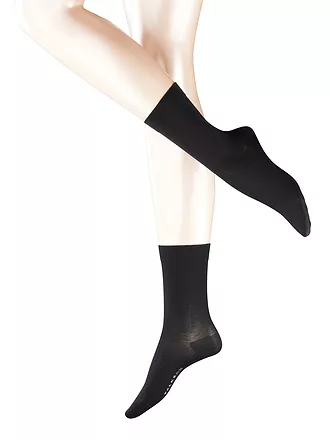 FALKE | Damen Socken Cotton Touch schwarz | blau