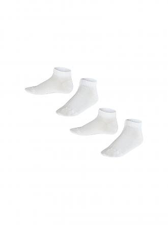 FALKE | Happy Kinder Sneakersocken 2-er Pkg. (weiss) | schwarz