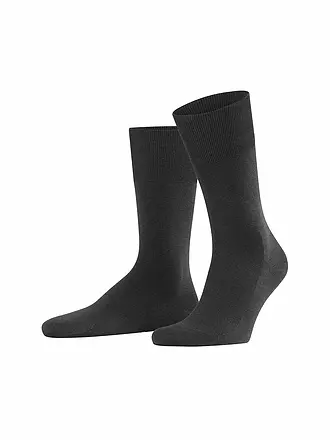 FALKE | Herren Socken CLIMAWOOL black | grau