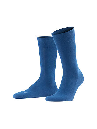 FALKE | Herren Socken Sensitive London anthra.mel. | blau