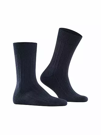 FALKE | Herren Socken Teppich im Schuh antrachite mel. | blau