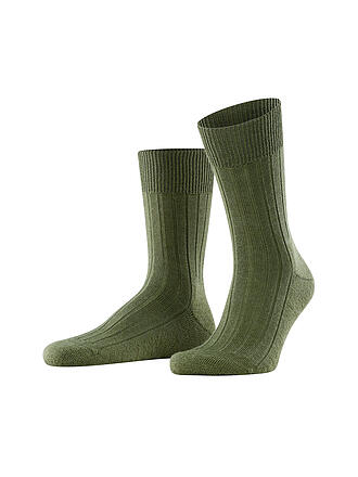 FALKE | Herren Socken Teppich im Schuh antrachite mel. | grün