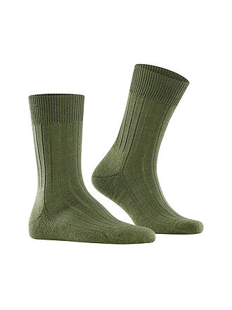 FALKE | Herren Socken Teppich im Schuh antrachite mel. | grün