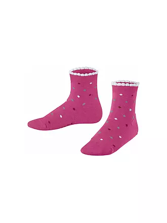 FALKE | Kinder Mädchen Socken Multidot gloss | grau