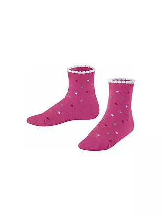 FALKE | Kinder Mädchen Socken Multidot marine | pink