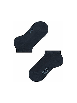 FALKE | Kinder Sneakersocken Family darkmarine | weiss