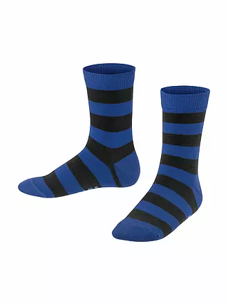 FALKE | Kinder Socken Happy Stripe 2er Pkg black | schwarz