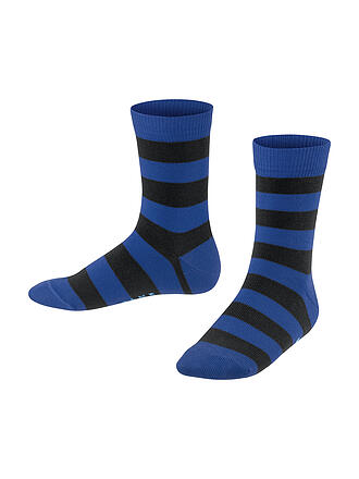 FALKE | Kinder Socken Happy Stripe 2er Pkg light grey | schwarz