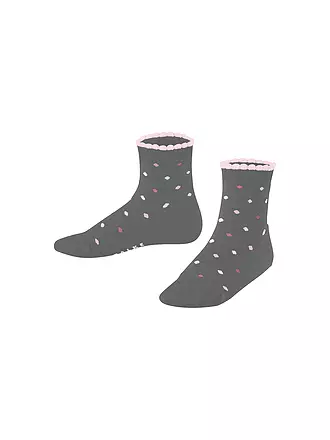 FALKE | Kinder Socken MULTIDOT off-white | hellgrau