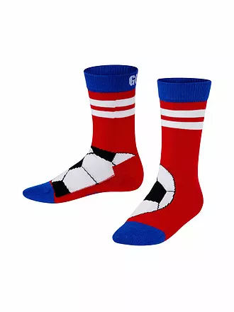 FALKE | Kinder Socken black | rot