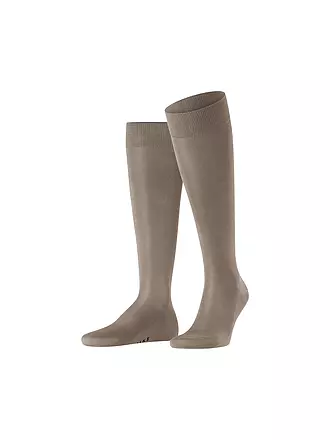 FALKE | Kniestrümpfe TIAGO anthracite melange | beige