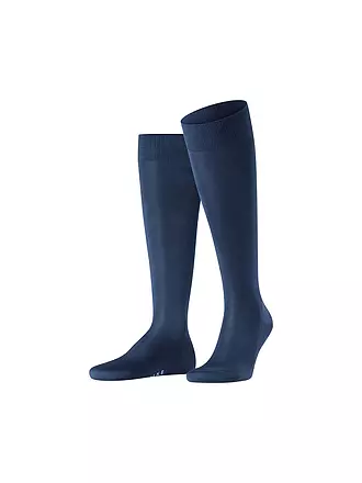 FALKE | Kniestrümpfe TIAGO steel melange | blau