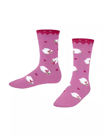 FALKE | Mädchen Socken CUTE SHEEP space blue | rosa