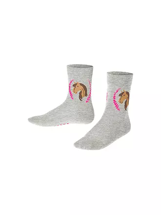 FALKE | Mädchen Socken space blue | hellgrau