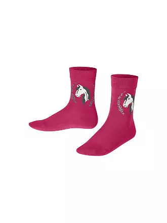 FALKE | Mädchen Socken space blue | rosa