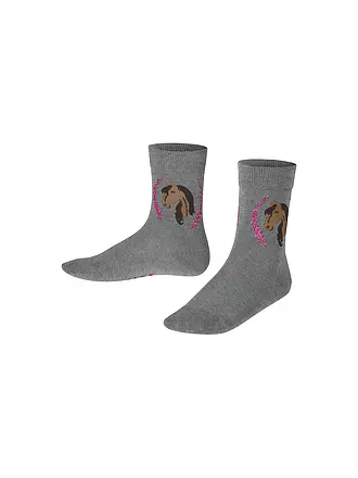 FALKE | Mädchen Socken space blue | grau