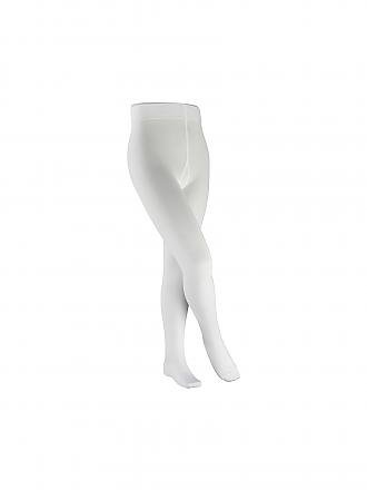 FALKE | Mädchen Strumpfhose Cotton Touch Gloss | weiss