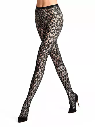 FALKE | Modestrumpfhose FLUID FUSION black | schwarz