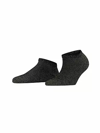 FALKE | Sneakersocken Shiny white | schwarz