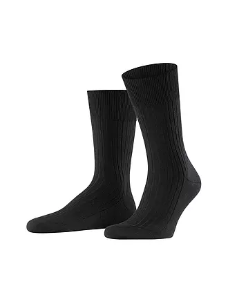 FALKE | Socken BRISTOL PURE brown | schwarz