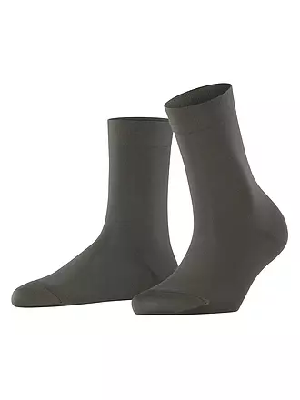 FALKE | Socken COTTON TOUCH platinium | olive