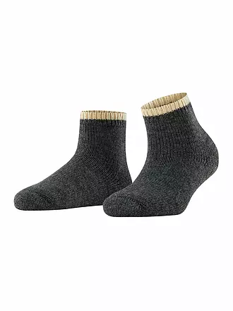 FALKE | Socken Cosy Plush anthra.mel | hellgrau