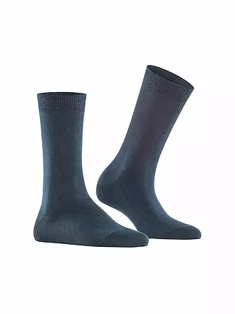 FALKE | Socken Family dark brown | blau