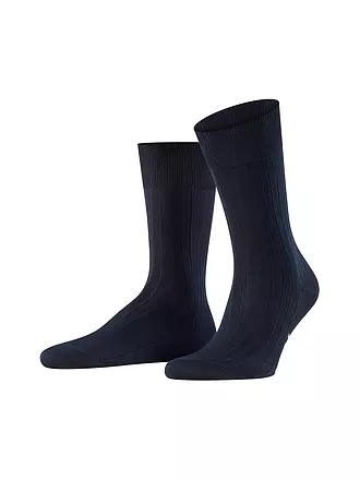 FALKE | Socken MILANO anthracite melange | blau