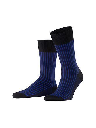 FALKE | Socken Oxford Stripe Black | schwarz