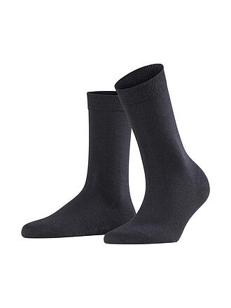 FALKE | Socken Soft Merino marine | schwarz