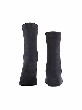 FALKE | Socken Soft Merino marine | schwarz